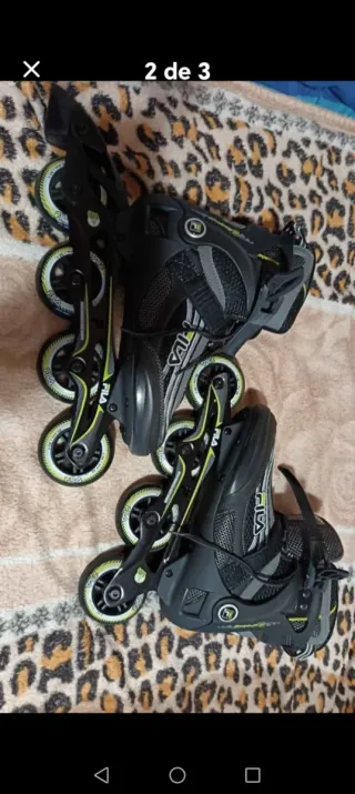 Patines en línea Fila negros