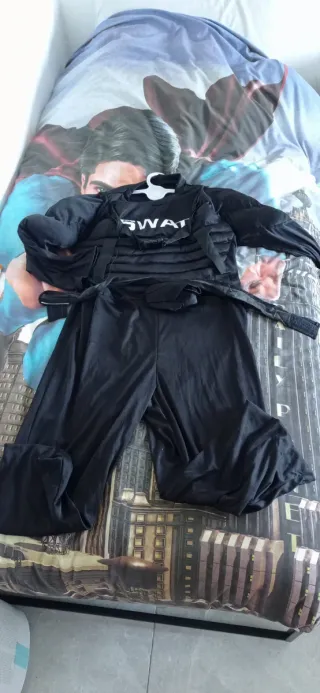 Disfraz SWAT Musculoso Adulto Talla S