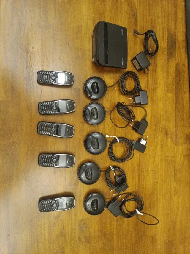 Teléfonos Siemens Gigaset SL100 inalámbricos 6Pack