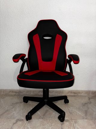 Silla Gaming Ergonómica Negra/Roja