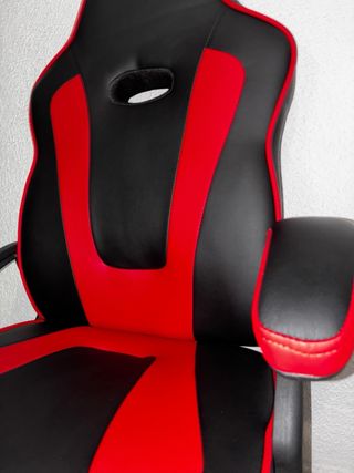Silla Gaming Ergonómica Negra/Roja