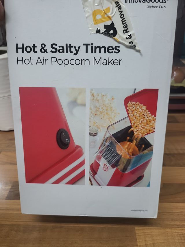 Máquina de Palomitas de Aire Roja