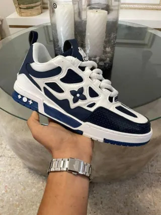 Zapatillas Louis Vuitton Hombre Azul/Blanco