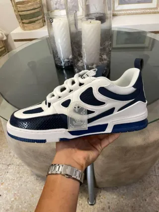 Zapatillas Louis Vuitton Hombre Azul/Blanco