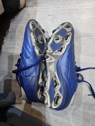 Botas de fútbol Adidas niño azul