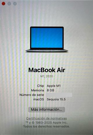 MacBook Air 13” 512Gb Gris Espacial. Muy cuidado!