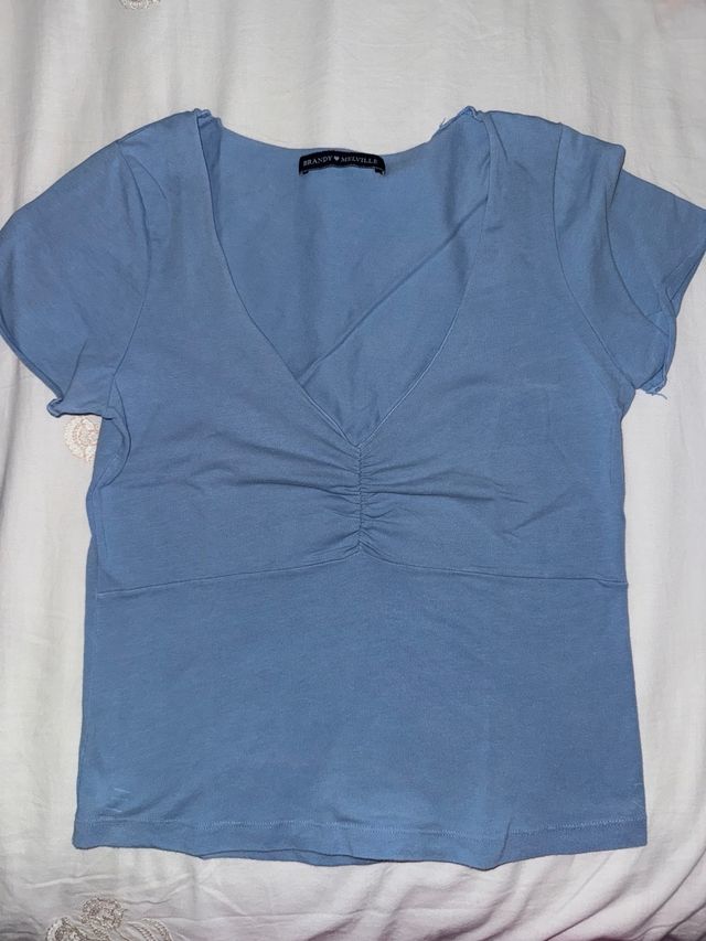 Camiseta Brandy Melville azul talla única