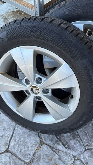 Llantas Skoda 16 con neumáticos invierno nuevos