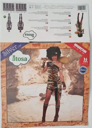 Disfraz Cavernícola Mujer Talla XL