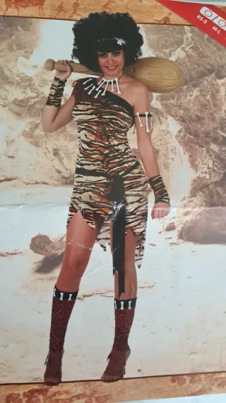 Disfraz Cavernícola Mujer Talla XL