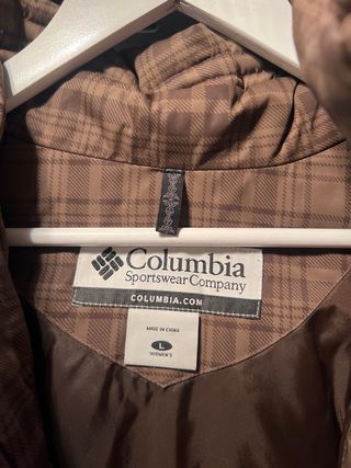 Chaqueta Columbia a cuadros