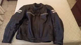 Chaqueta de piel para moto Talla XL
