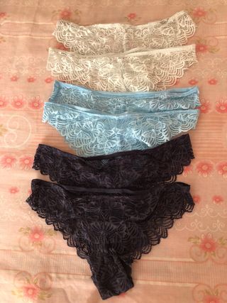 Lote Ropa Interior Mujer Talla S/36 Encaje