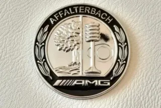 64mm Emblema Logo AMG Affalterbach para Mercedes 