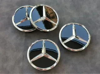 60mm Tapabujes Mercedes Centro de Rueda Llantas 