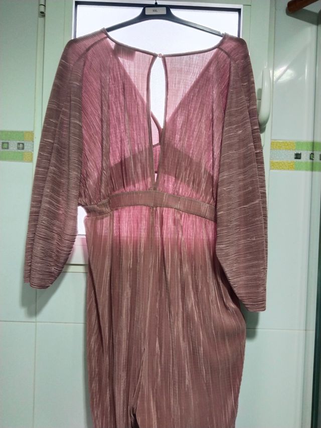 Mono premamá rosa empolvado