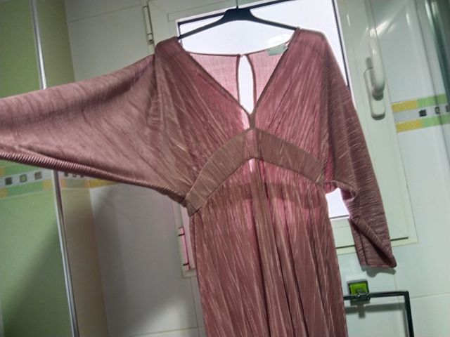 Mono premamá rosa empolvado