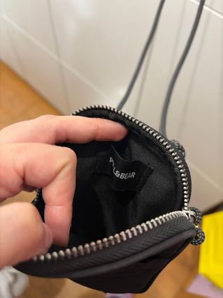 Bolso bandolera Pull&Bear negro