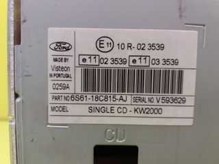 SISTEMA AUDIO / RADIO CD FORD TRANSIT CONNECT (TC7)