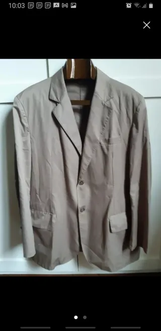 Chaqueta americana BUEBERRYS marrón claro Talla XL