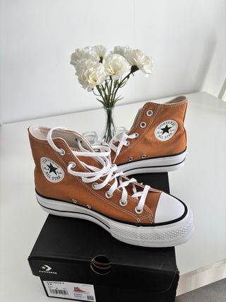 Converse Talla 38 Naranja Sin Usar