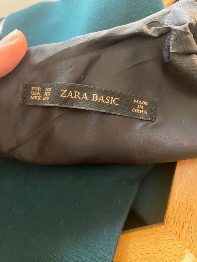 Vestido fiesta verde