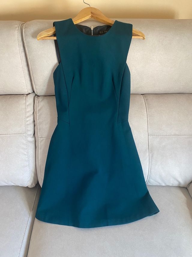 Vestido fiesta verde