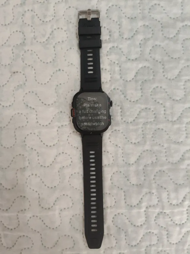 Reloj inteligente multifuncional negro