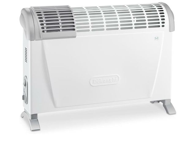 Radiador Eléctrico DeLonghi Blanco y Gris
