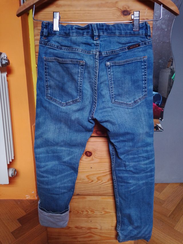Pantalón vaquero forrado Talla 140