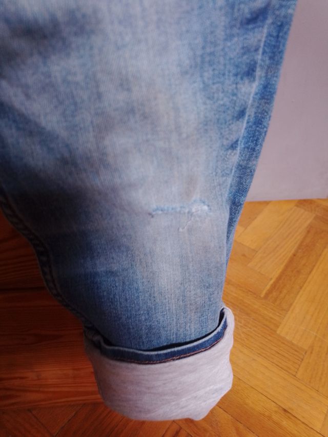 Pantalón vaquero forrado Talla 140