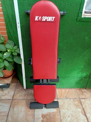 Banco de abdominales y musculación K-Sport
