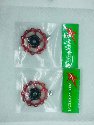 Roldanas Meroca Alumínio 11T CNC (2 unidades)