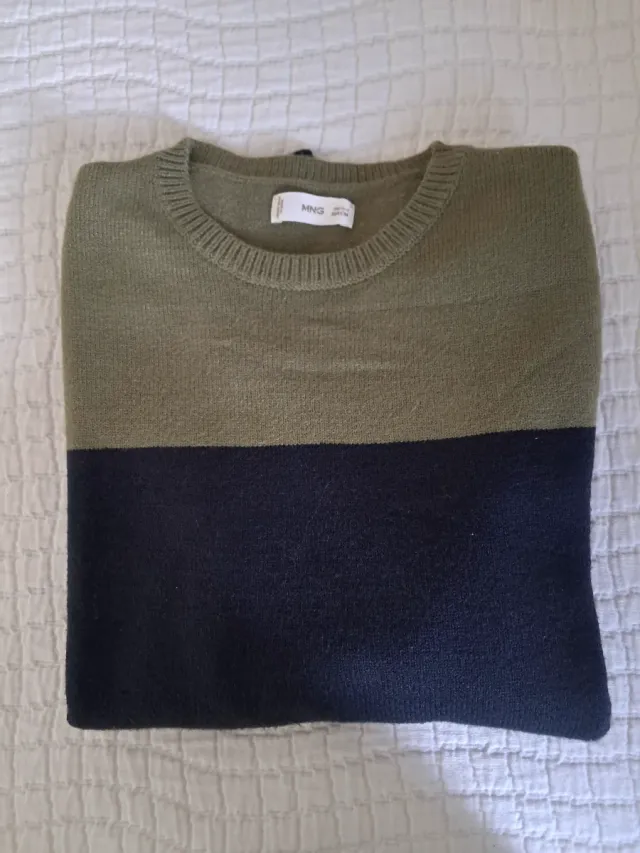 Maglione da bambino bicolore Mango