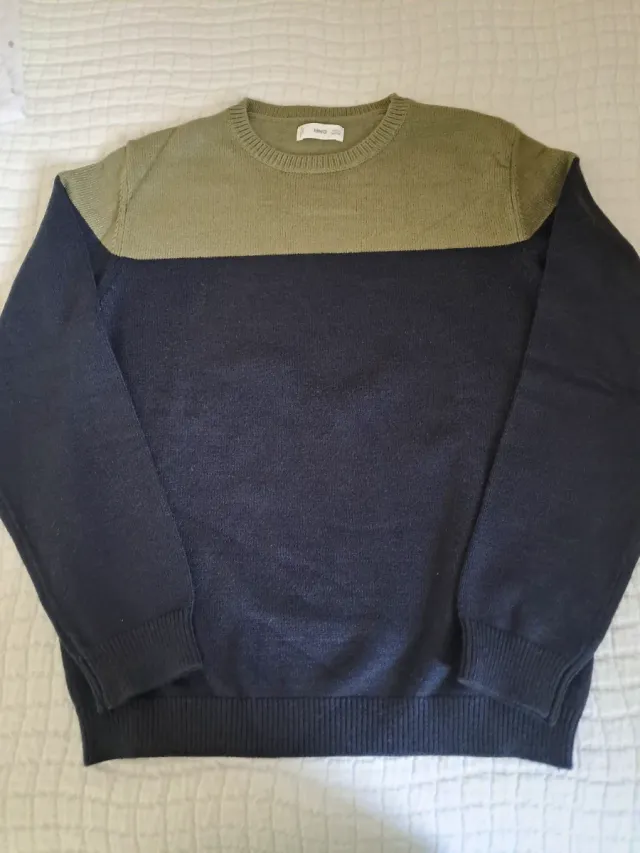Maglione da bambino bicolore Mango