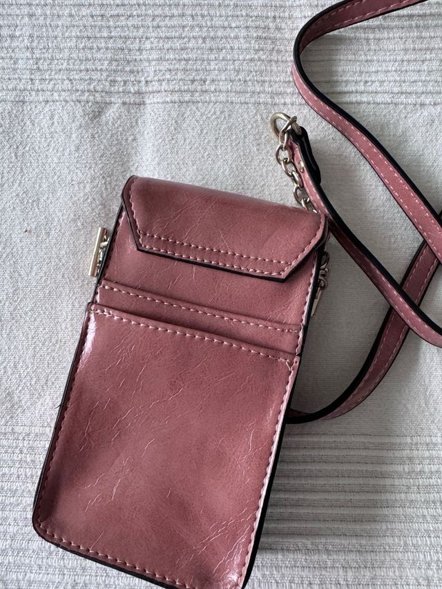 Bolso porta móvil rosa