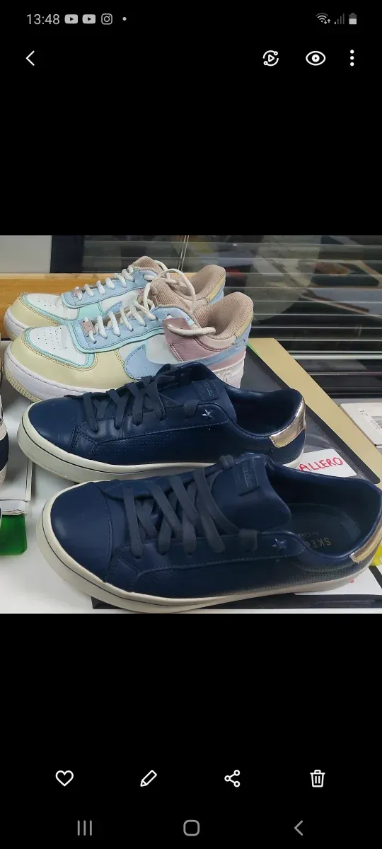 Nike Air Force y Skechers Talla 38