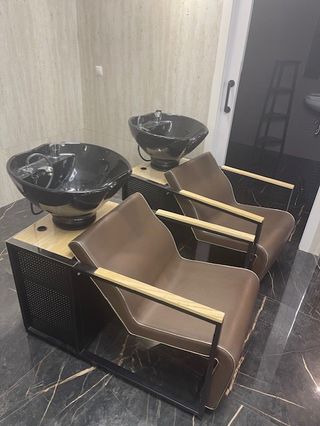 Lavacabezas profesional ergonómico