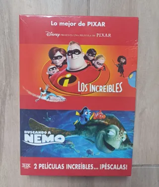 Pack 2 Películas DVD Pixar: Los Increíbles y Nemo