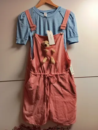 Conjunto 3 piezas bebé niña
Da talla de una M a L