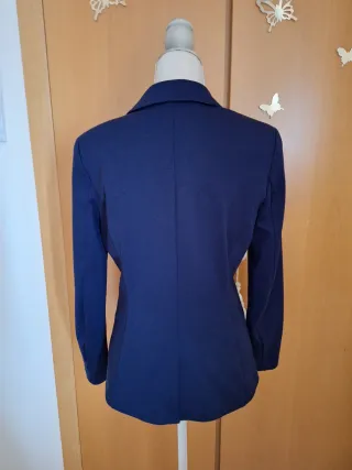 Americana Blazer Azul Marino Vintage Y2K
