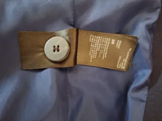 Americana Blazer Azul Marino Vintage Y2K