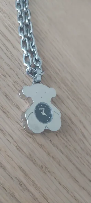 Reloj Tous Plata Cadena Larga. En funcionamiento. 