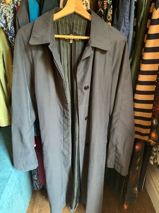 Gabardina T42 Mujer Gris Oscuro