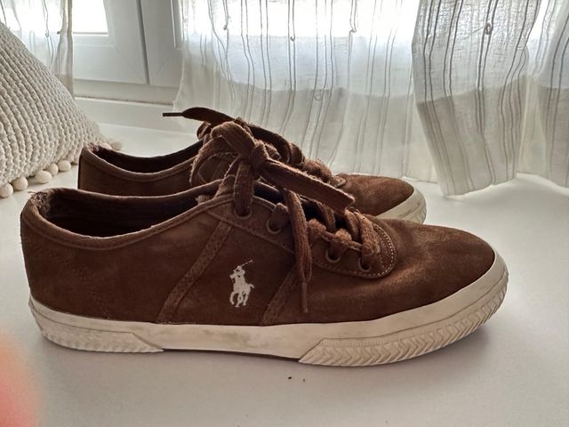 Zapatillas Polo Ralph Lauren Hombre Marrones