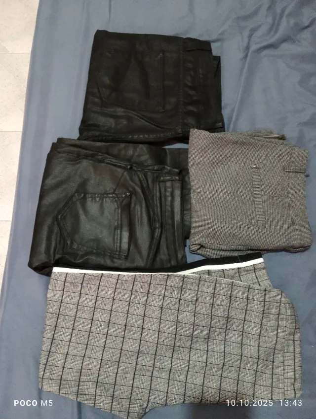 Pantalones de mujer negros y grises