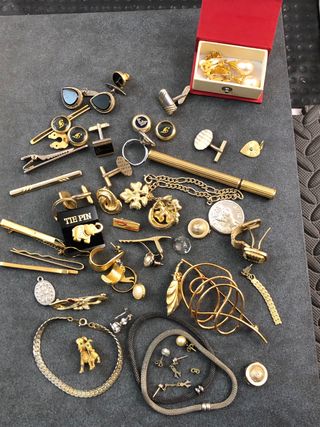 Lote Joyas Vintage: Gemelos, Pendientes y Más