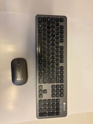 Teclado y Ratón Inalámbricos NGS Silenciosos