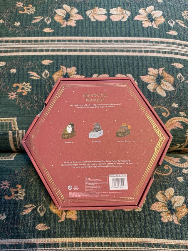 Set di spille per bauli scolastici di Harry Potter