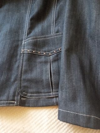 Chaqueta Vaquera Mujer Tejido Fino
